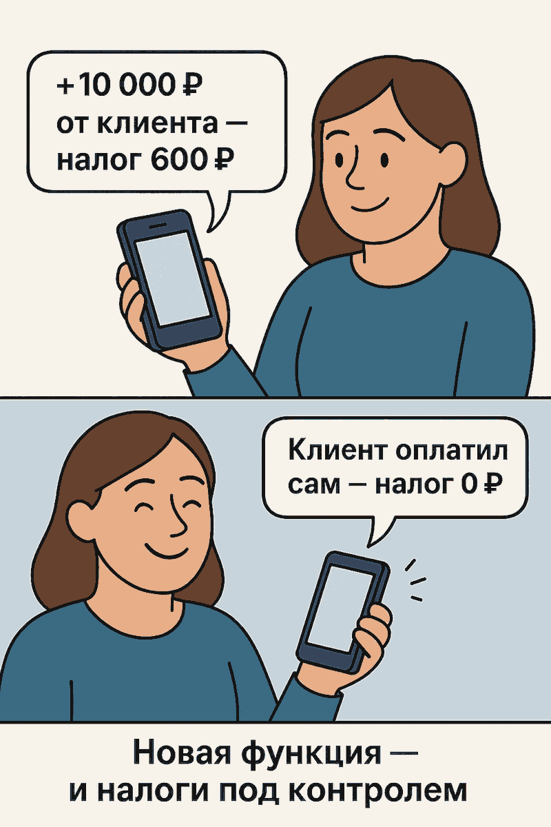 Знакомо? +10000 от клиента - налог 600 рублей!