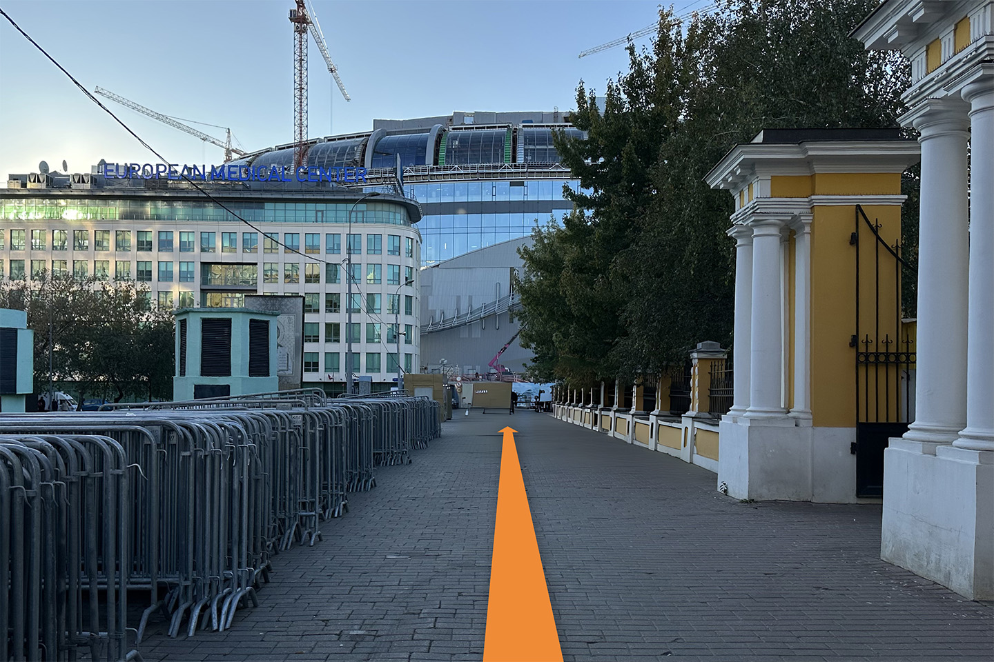 Путь до центра